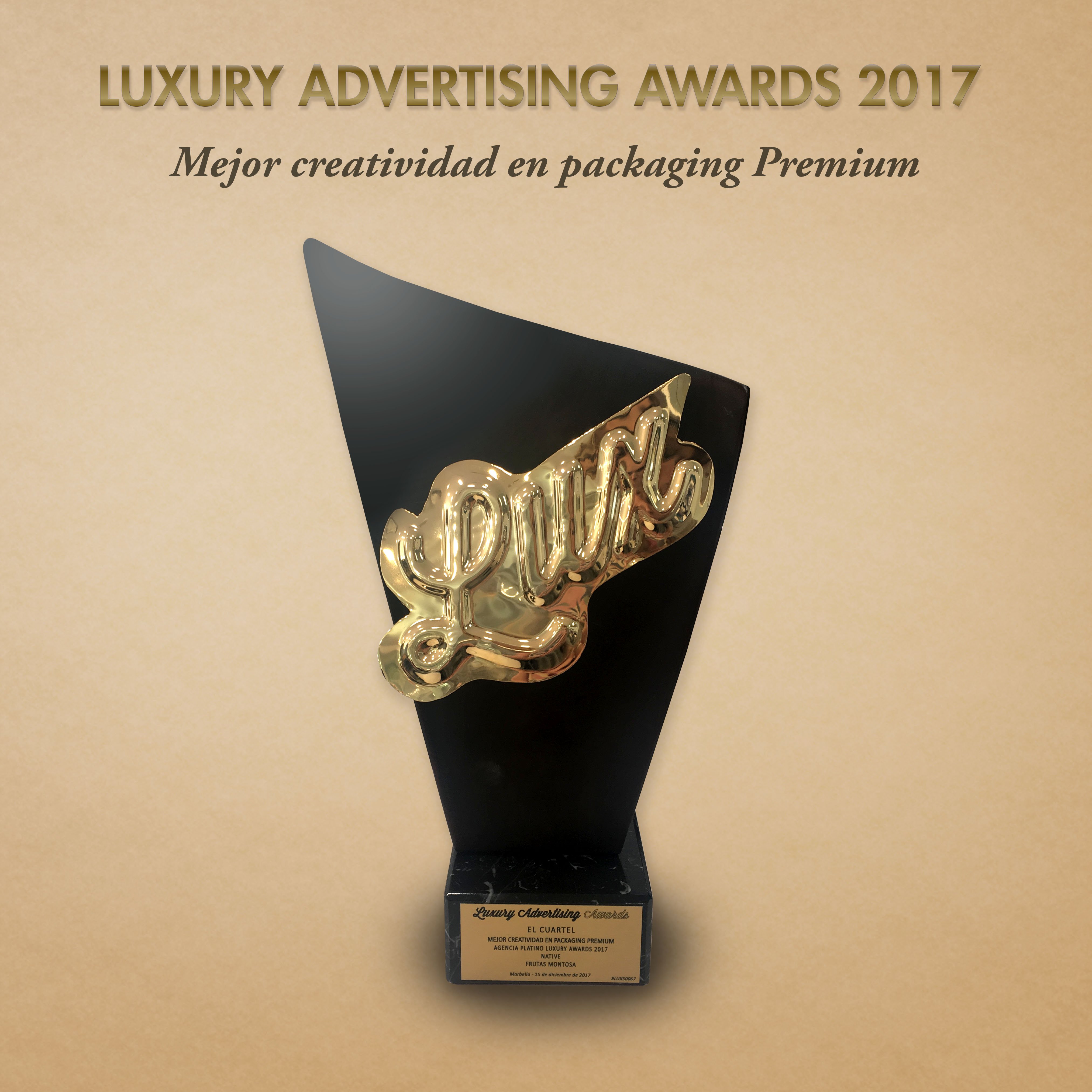 Montosa recibe el premio a Mejor creatividad en Packaging Premium